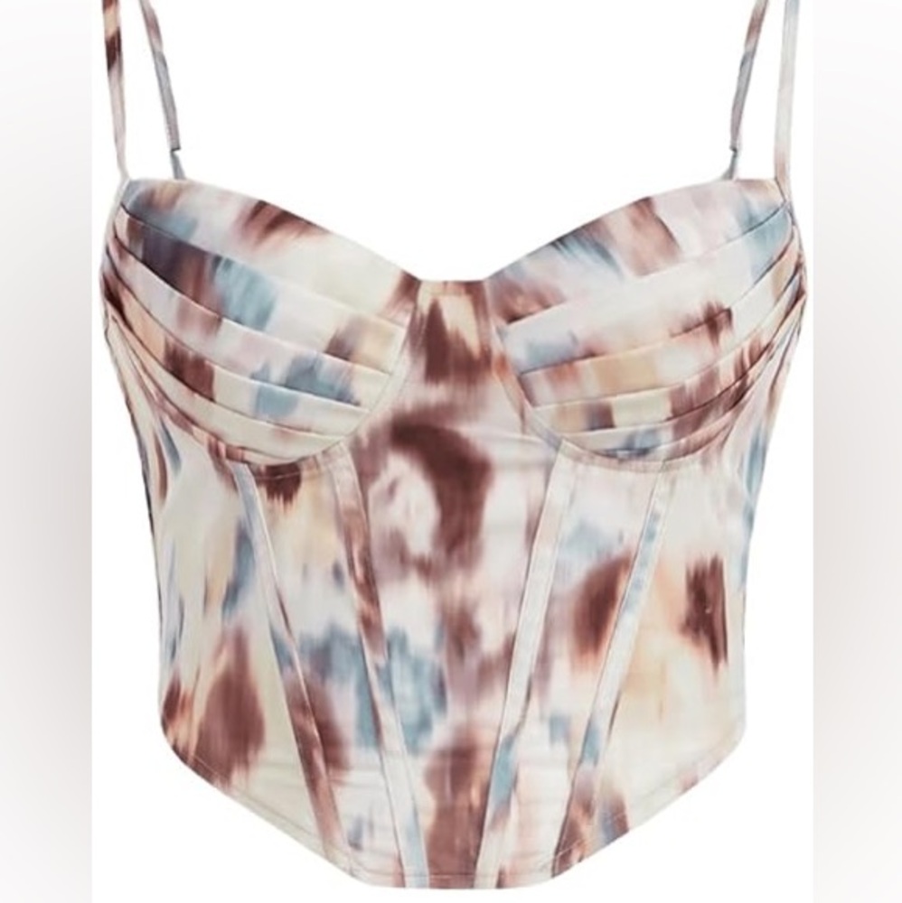 Forever 21 | Tie Dye Corset Top